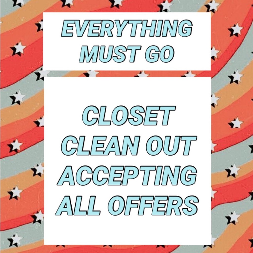 CLOSET CLEAN OUT